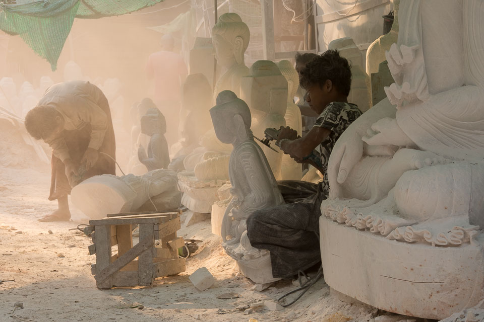 “Burmese Stone Masons” by Emma Jones