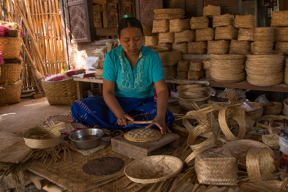 “Making Baskets” by Emma Jones