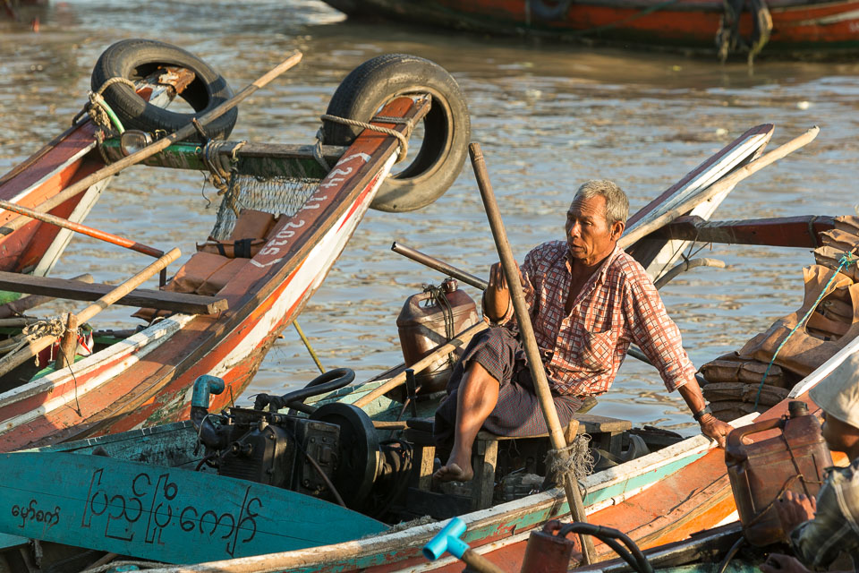 “Waiting Boatman” by Neil Cordell