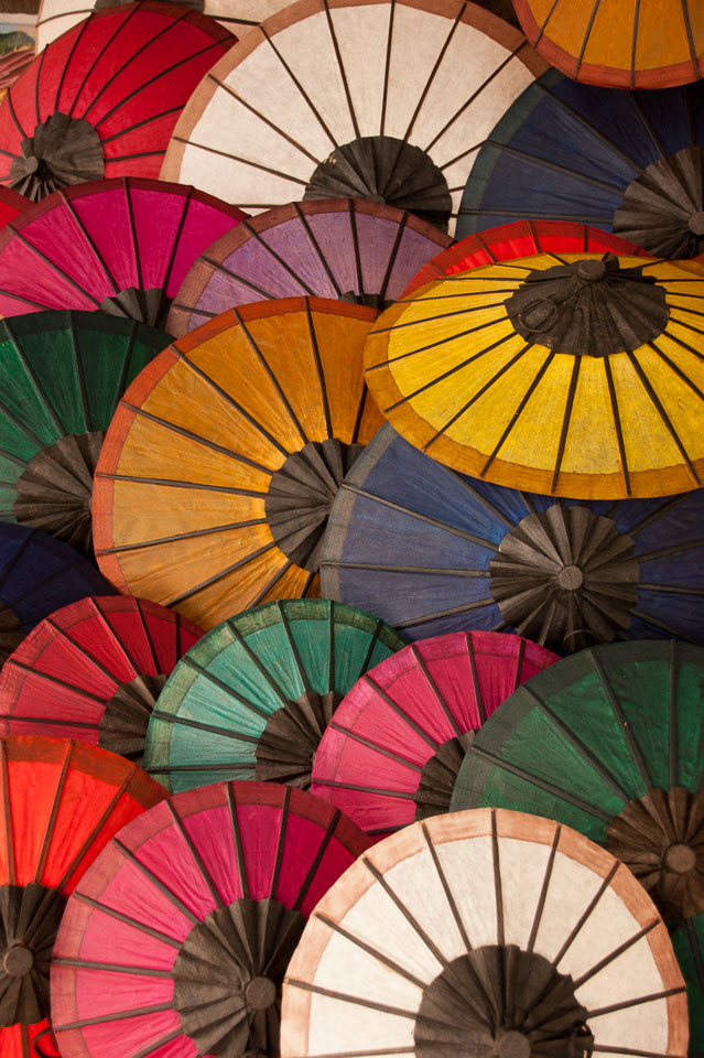 “Colourful Umbrellas” by Emma Jones