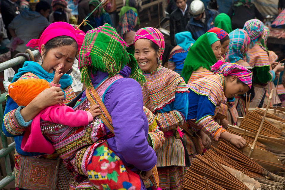 “Hmong Women and Baby” by Neil Cordell